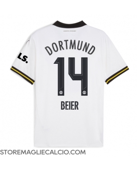 Borussia Dortmund Maximilian Beier #14 Maglia Gara Terza Repliche 2024-25 Maniche Corte